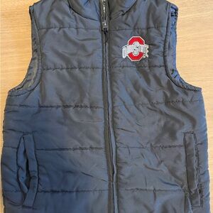 Kids Ohio State Puffer Vest